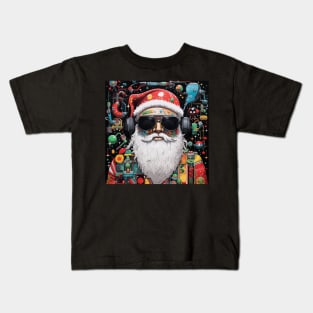 Santa Claus & Cyberpunk 9 Kids T-Shirt